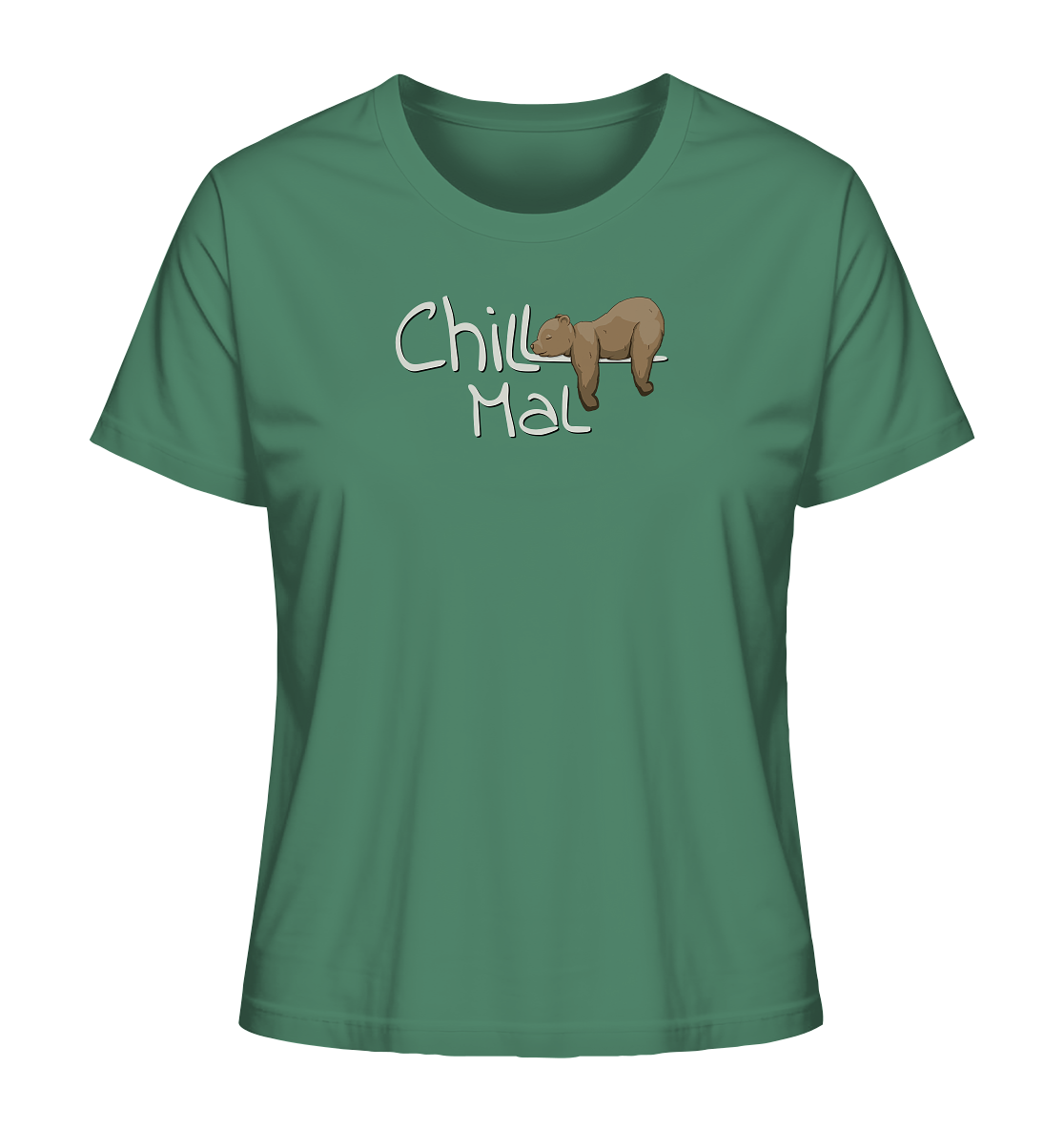 Chill Mal schläfriger Braunbär - Ladies Organic Shirt