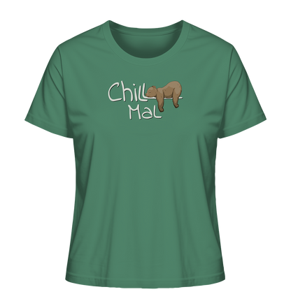 Chill Mal schläfriger Braunbär - Ladies Organic Shirt