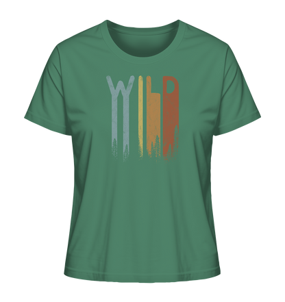 Wild Retro Schriftzug - Ladies Organic Shirt