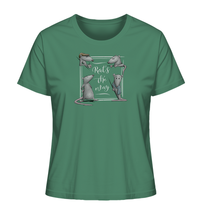 Rat’s The Way Kaffeehaus Ratten - Ladies Organic Shirt