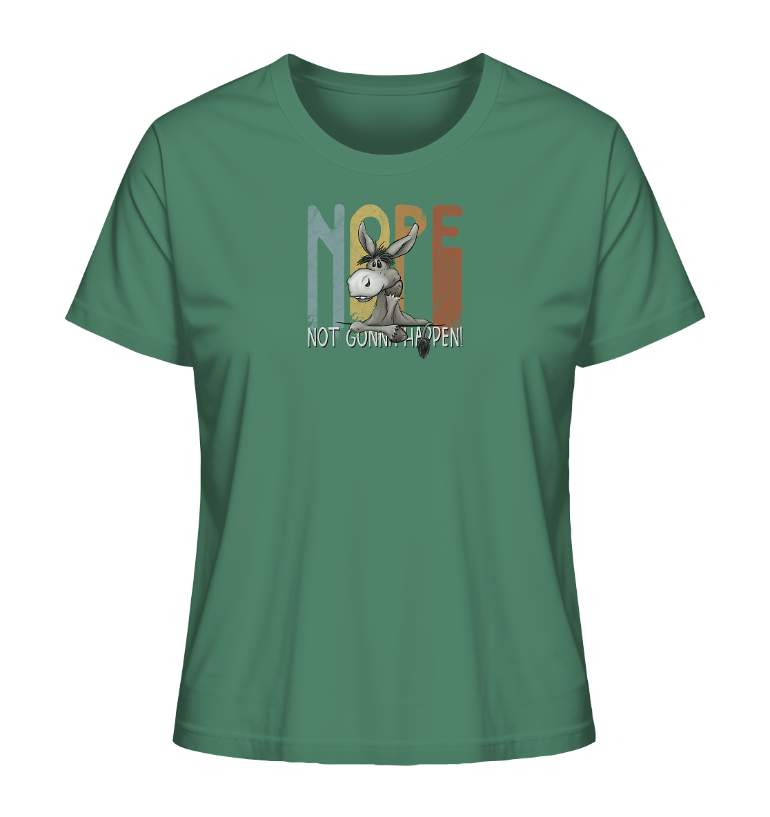 Nope | bockiger Esel - Ladies Organic Shirt