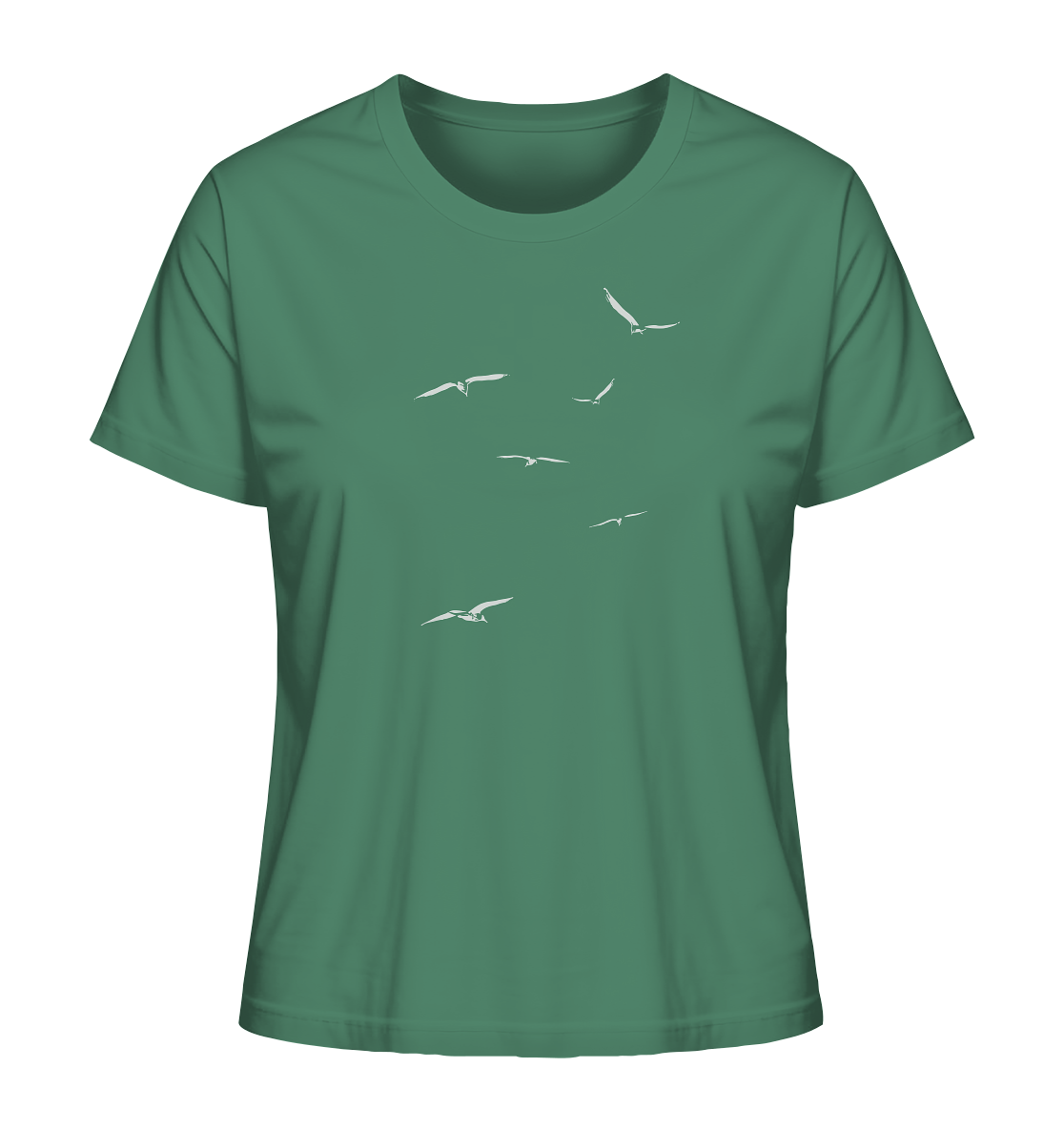 Vogelschwarm – Traum vom Fliegen - Ladies Organic Shirt