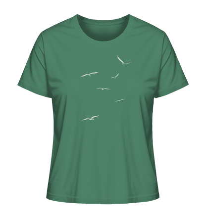 Vogelschwarm – Traum vom Fliegen - Ladies Organic Shirt