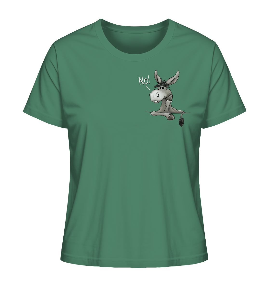 Nö! Störrischer Esel - Ladies Organic Shirt