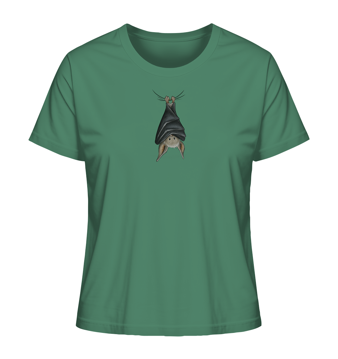 Lustig chillende Fledermaus - Ladies Organic Shirt