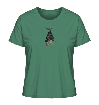 Lustig chillende Fledermaus - Ladies Organic Shirt