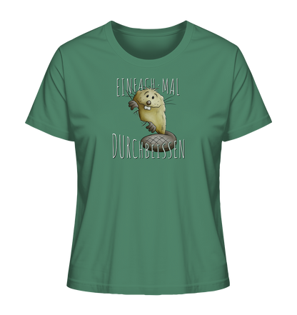 Einfach mal Durchbeissen Biber - Ladies Organic Shirt