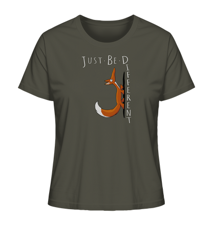 Just Be Different | Sei Anders, kleiner Fuchs - Ladies Organic Shirt