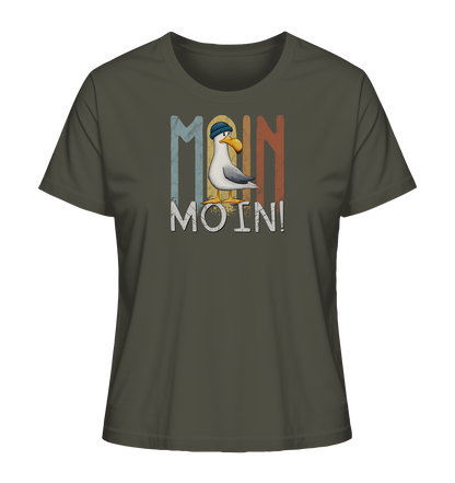 Moin Moin norddeutsche Möwe - Ladies Organic Shirt