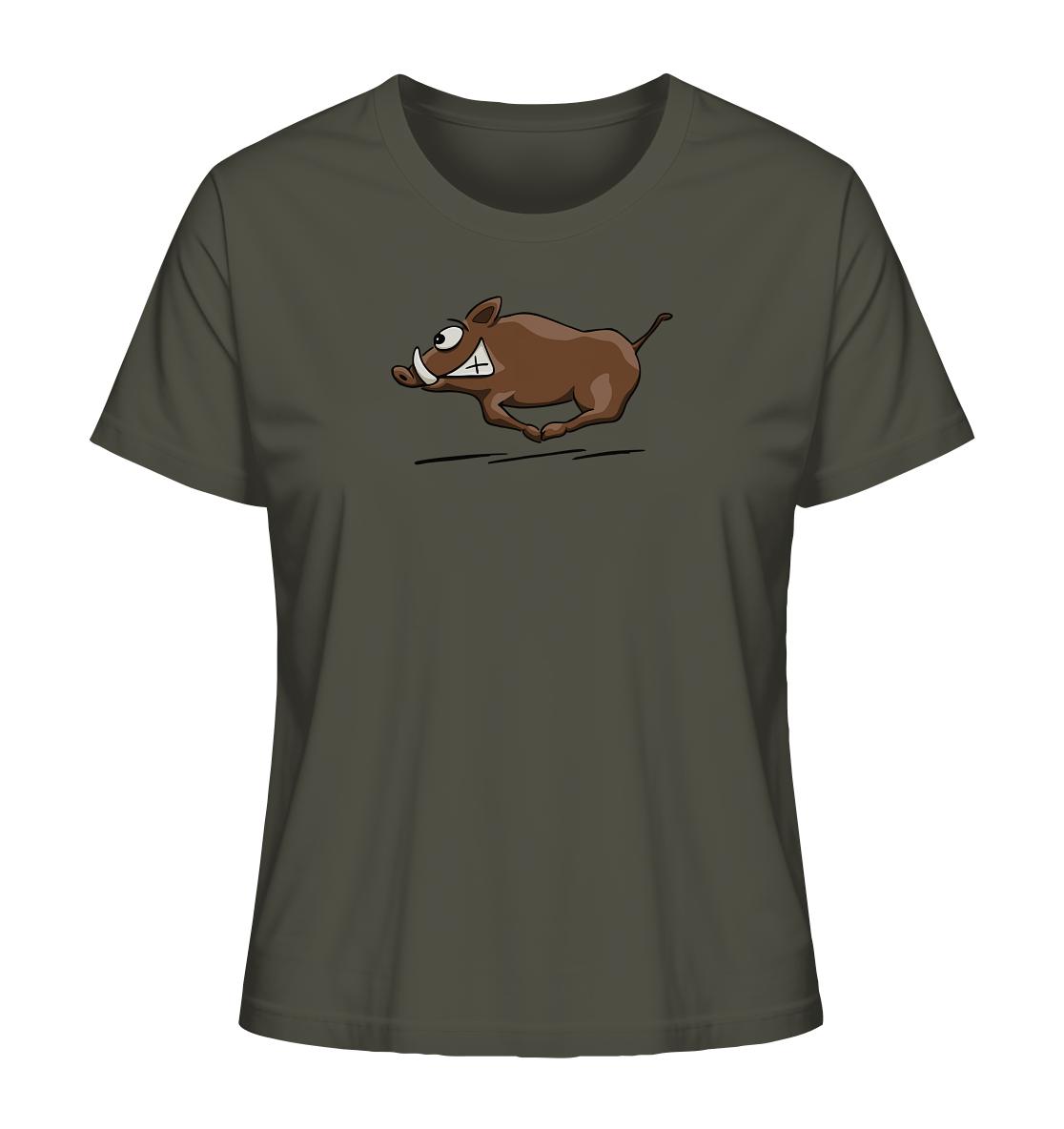 sauwildes Wildschwein | Wildsau  - Ladies Organic Shirt
