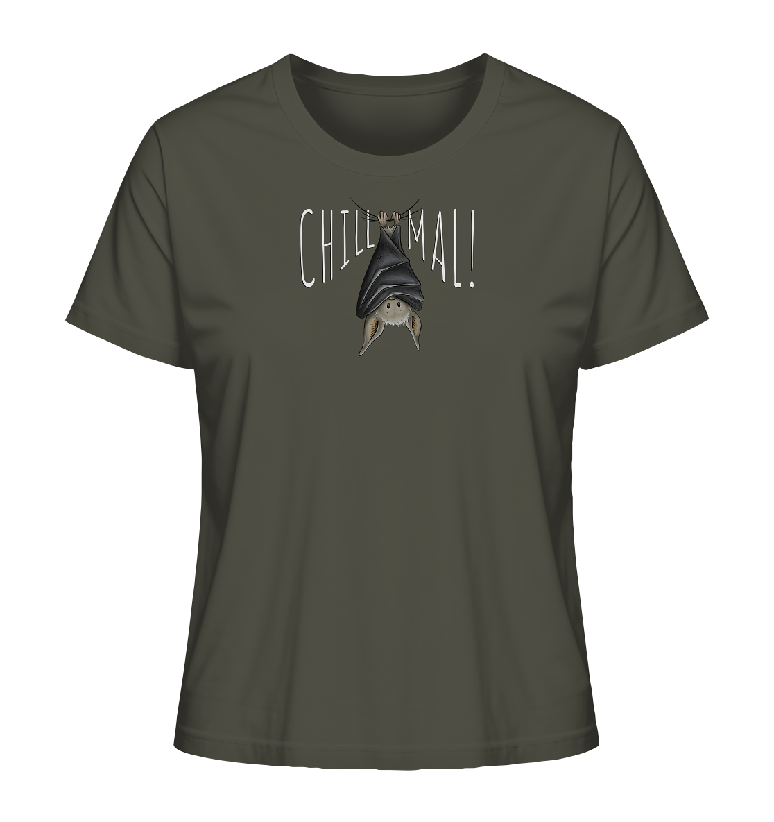 Chill Mal gemütliche Fledermaus - Ladies Organic Shirt