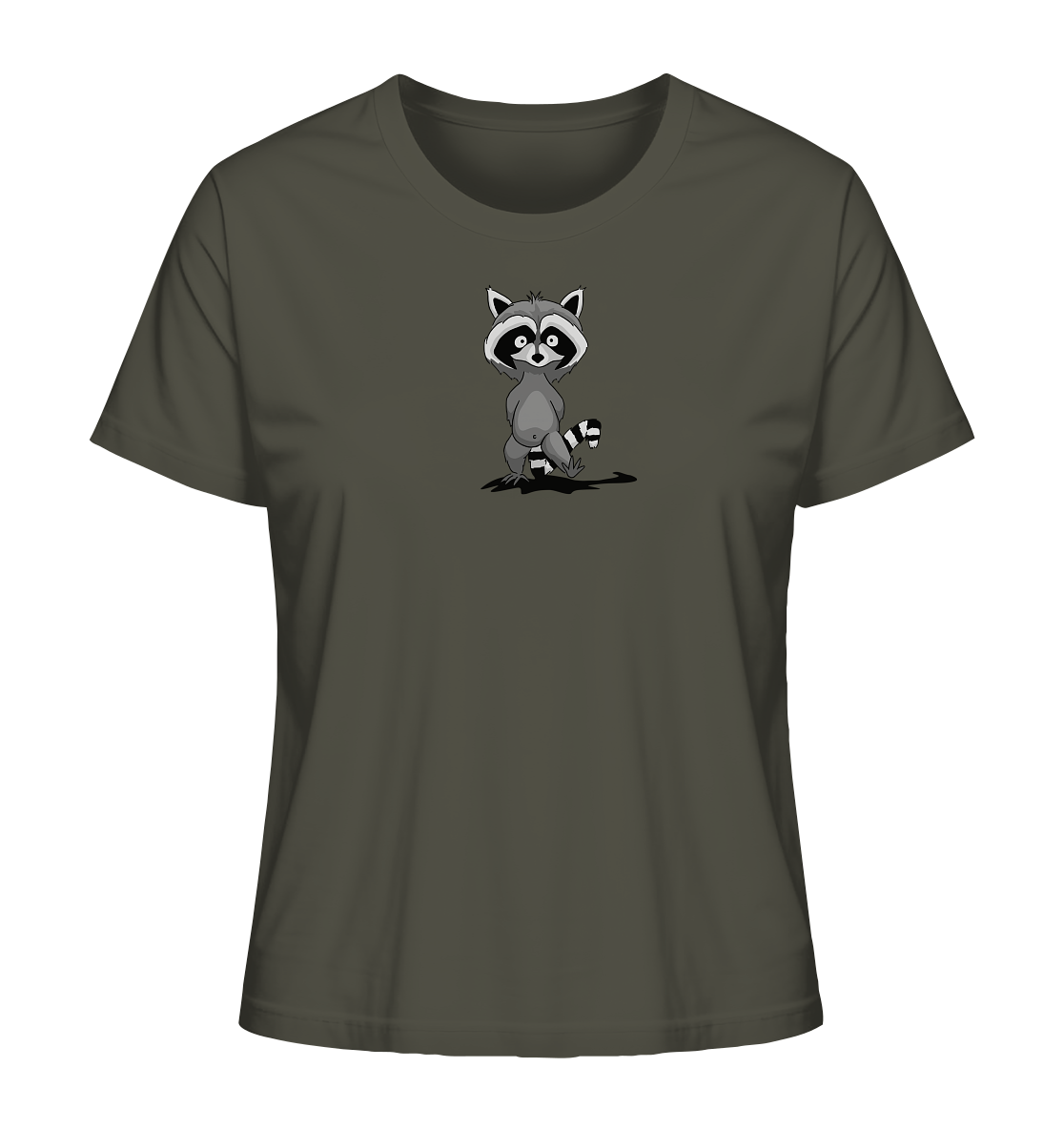 Frecher kleiner Waschbär - Ladies Organic Shirt