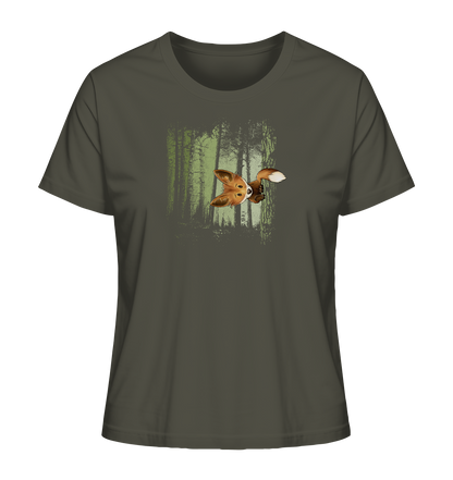 Fuchs im Zwielicht-Wald - Ladies Organic Shirt