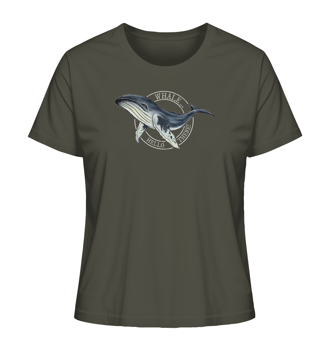 Whale, Hello There | Buckelwal - Ladies Organic Shirt