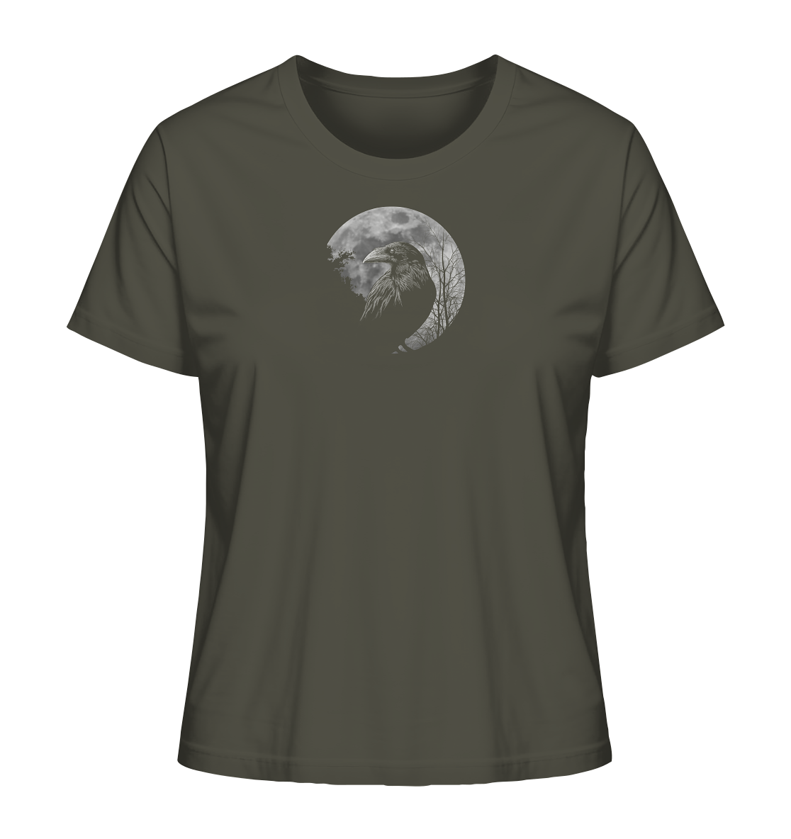 Vollmond-Rabe - Ladies Organic Shirt