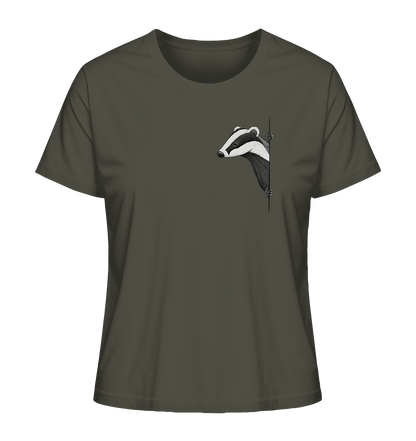 Lässiger Dachs Meister Grimbart - Ladies Organic Shirt