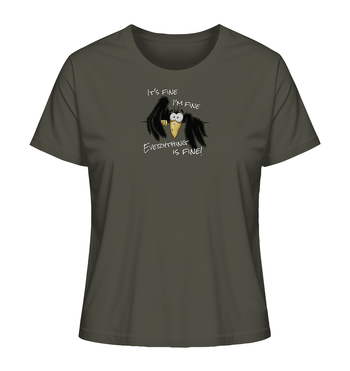 I’m Fine Rabe | Alles Gut Krähe - Ladies Organic Shirt