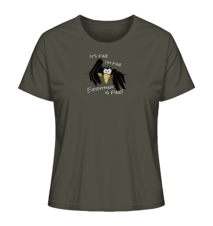 I’m Fine Rabe | Alles Gut Krähe - Ladies Organic Shirt