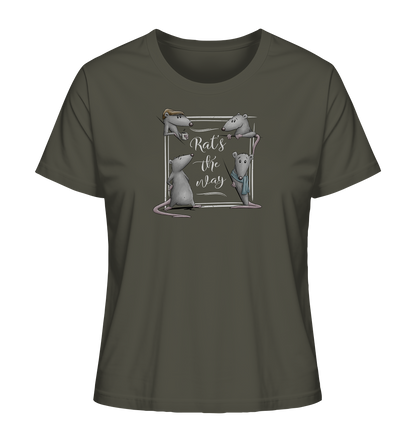 Rat’s The Way Kaffeehaus Ratten - Ladies Organic Shirt