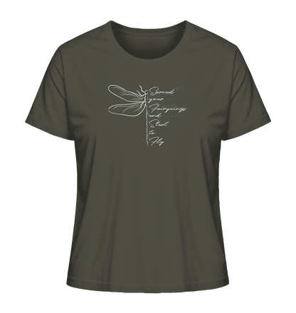 Breite die Flügel aus und flieg los | Libelle - Ladies Organic Shirt