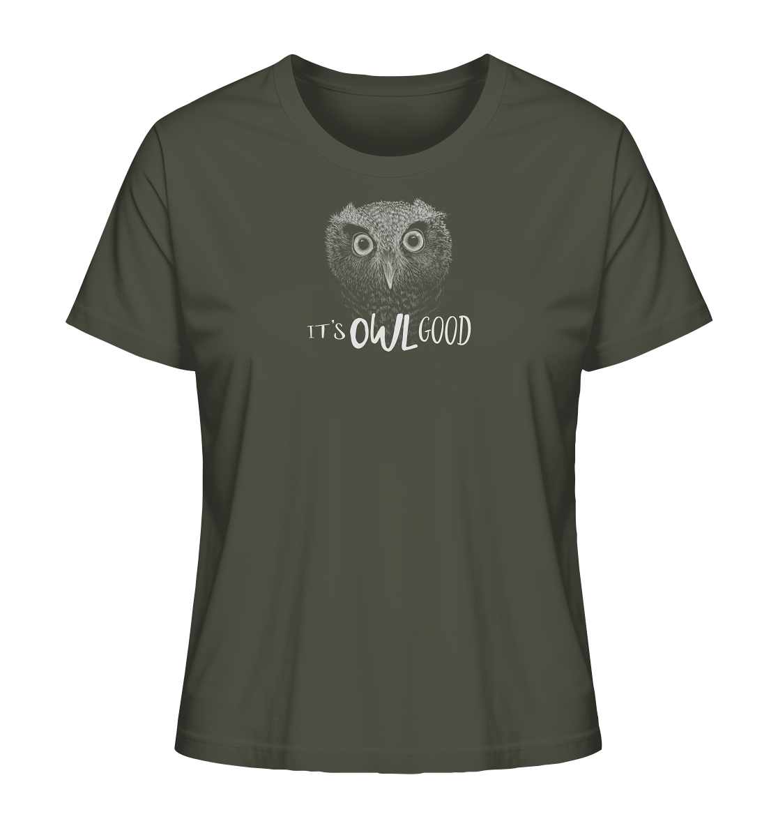 OWL Good | Kritzel-Kunst-Eule - Ladies Organic Shirt