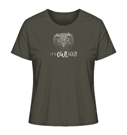 OWL Good | Kritzel-Kunst-Eule - Ladies Organic Shirt