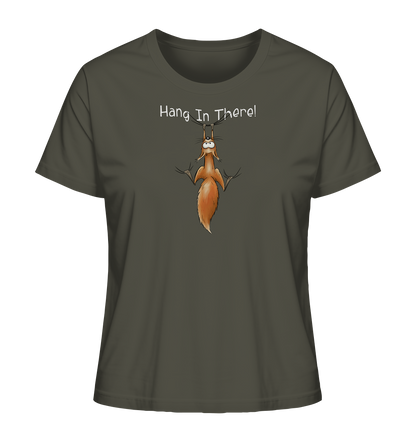 Hang In There | Lässiges Eichhörnchen - Ladies Organic Shirt