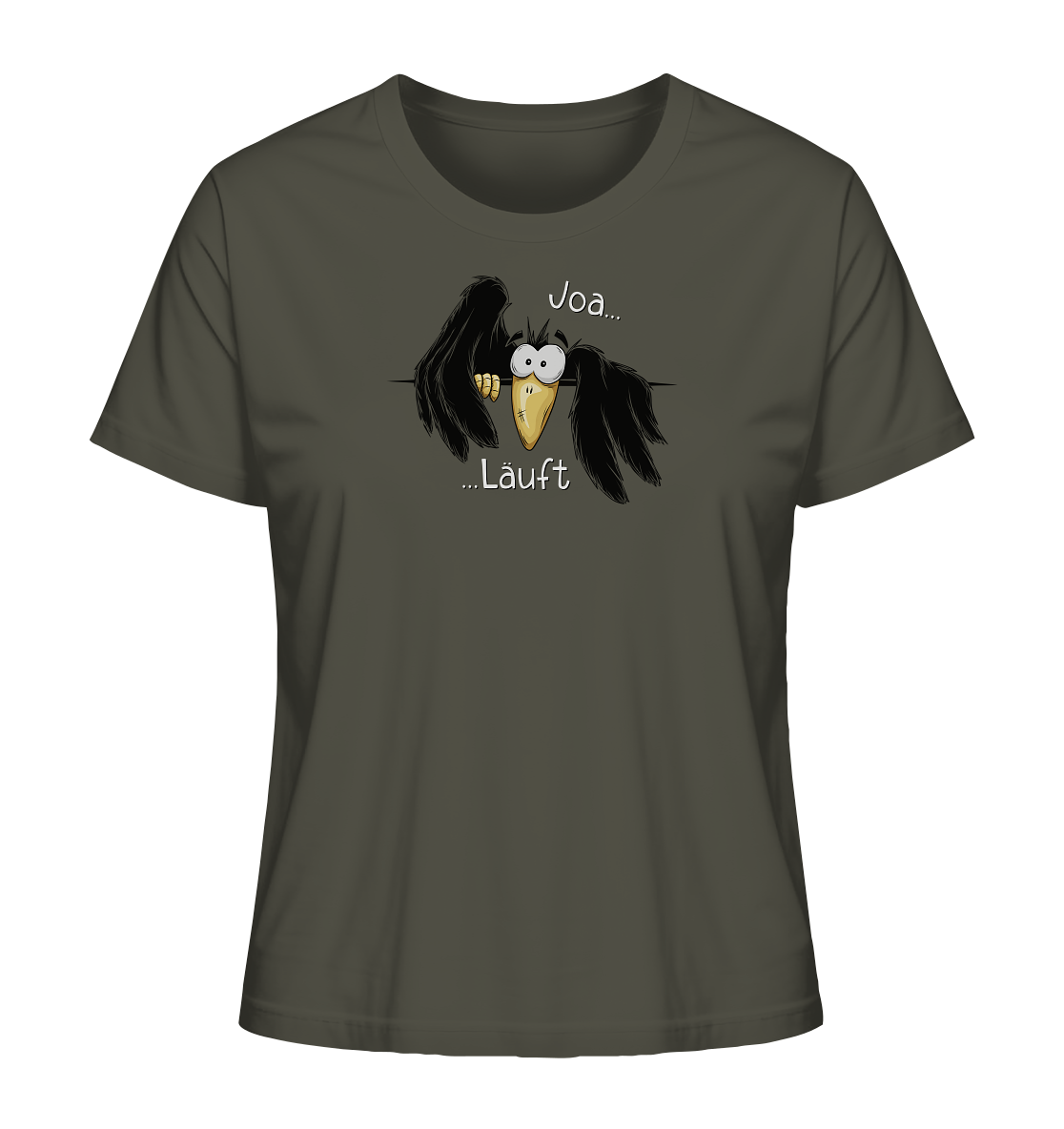 Joa Läuft Krähe gechillter Rabe - Ladies Organic Shirt