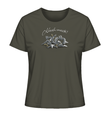 Kraah-masté! Yoga Raben Krähen - Ladies Organic Shirt