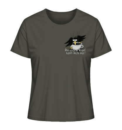 Der frühe Vogel kann mich mal | Kaffee Rabe - Ladies Organic Shirt