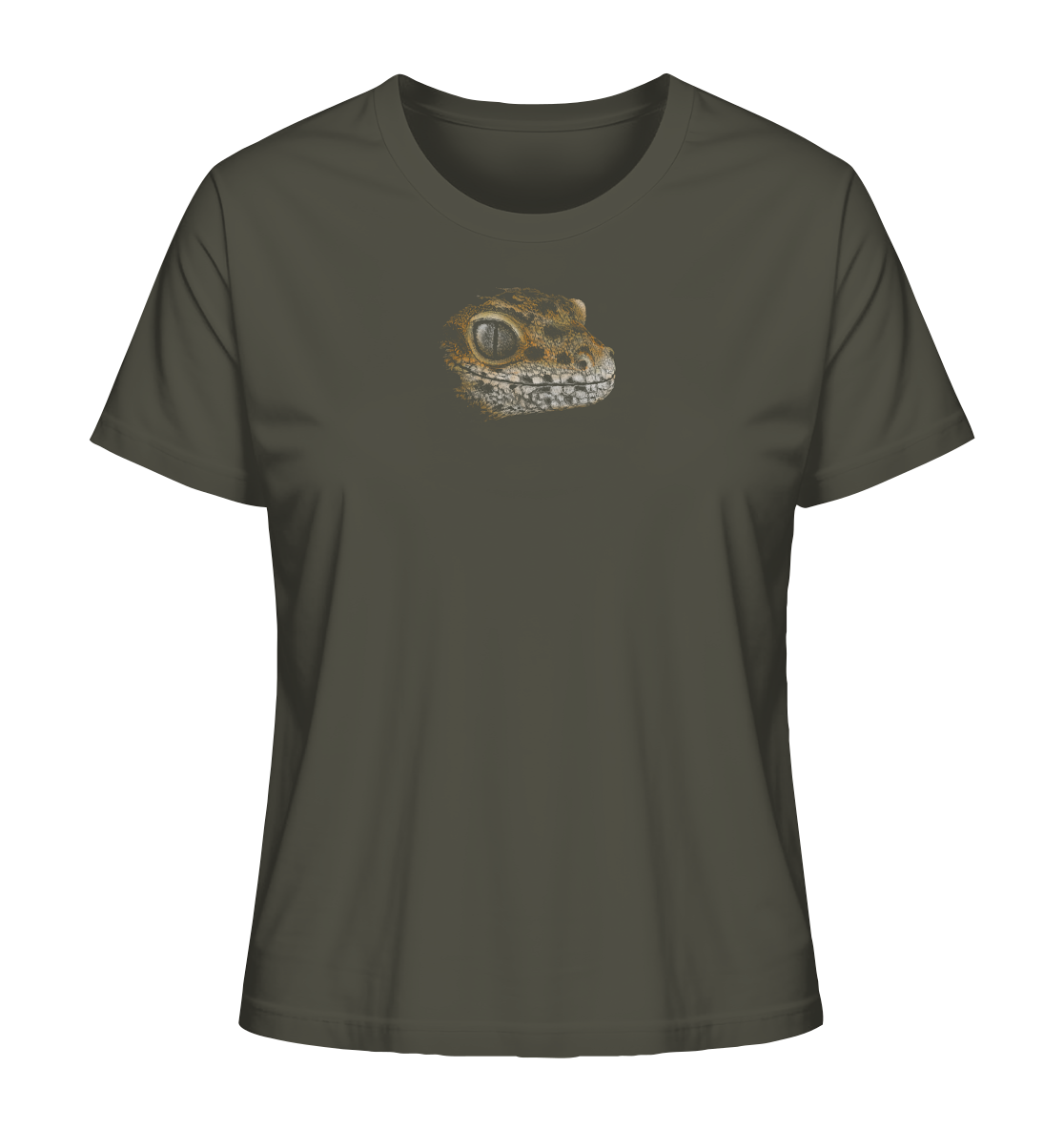 Leopard Gecko Skizze Kritzelkunst - Ladies Organic Shirt