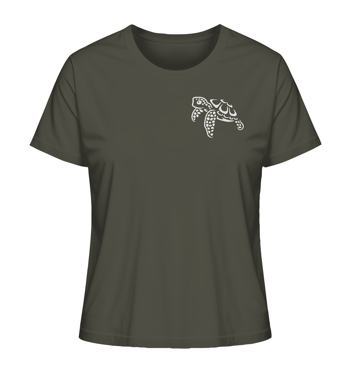 schwimmende Meeres-Schildkröte - Ladies Organic Shirt