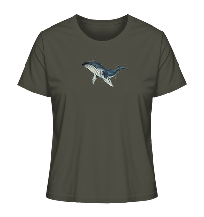 Tiefsee Ozean-Riese Buckelwal - Ladies Organic Shirt