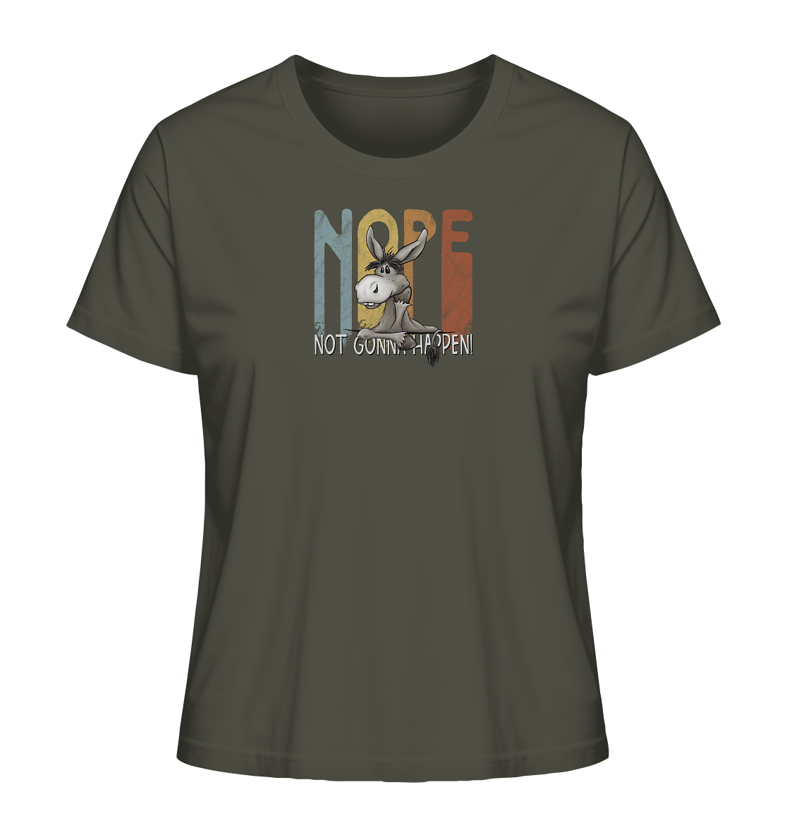 Nope | bockiger Esel - Ladies Organic Shirt