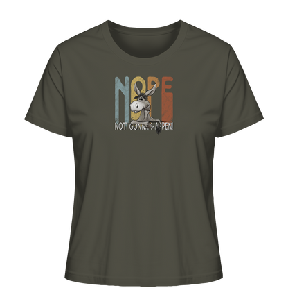 Nope | bockiger Esel - Ladies Organic Shirt
