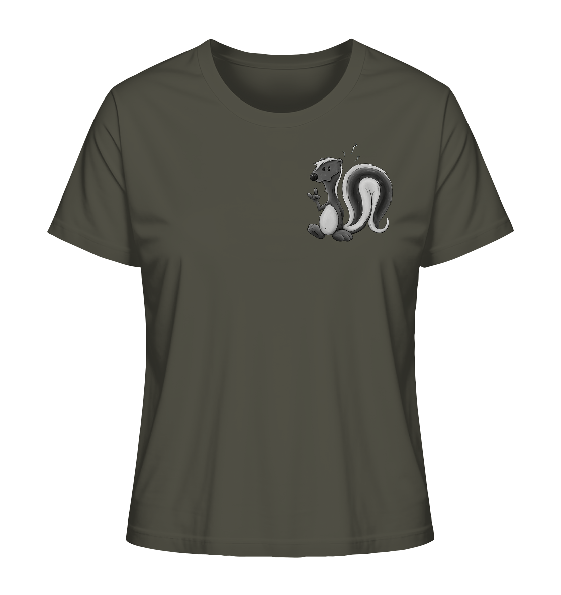Lustig stinkiges Stinktier - Ladies Organic Shirt