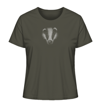 Kritzel-Kunst Dachs Illustration - Ladies Organic Shirt