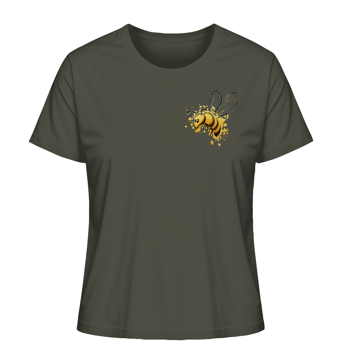 Lässige kleine Honig-Biene - Ladies Organic Shirt