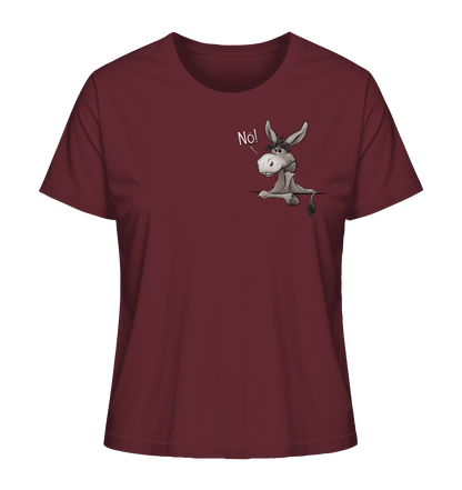 Nö! Störrischer Esel - Ladies Organic Shirt