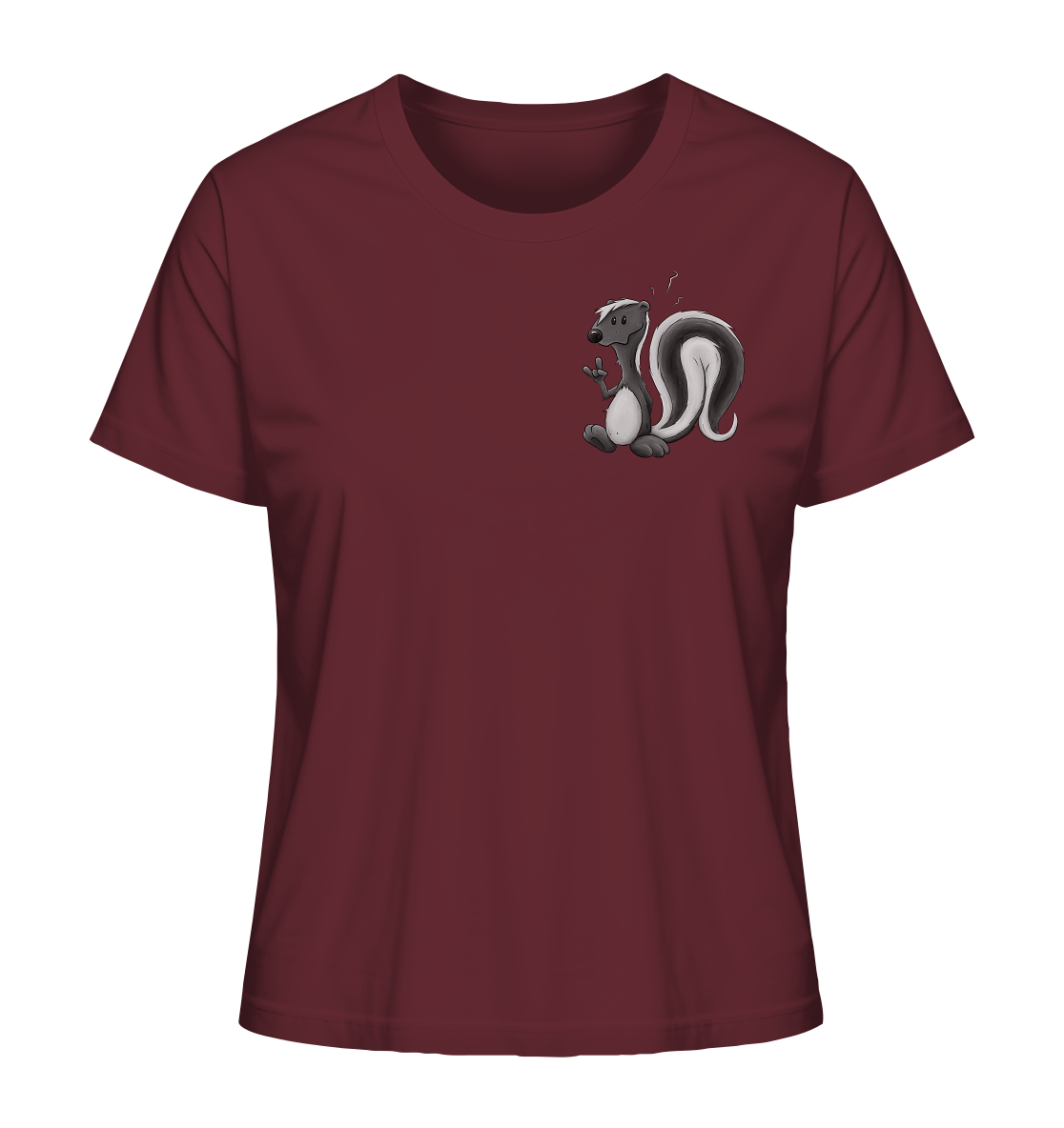 Lustig stinkiges Stinktier - Ladies Organic Shirt