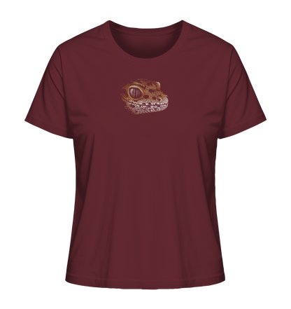 Leopard Gecko Skizze Kritzelkunst - Ladies Organic Shirt
