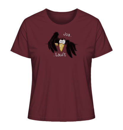 Joa Läuft Krähe gechillter Rabe - Ladies Organic Shirt