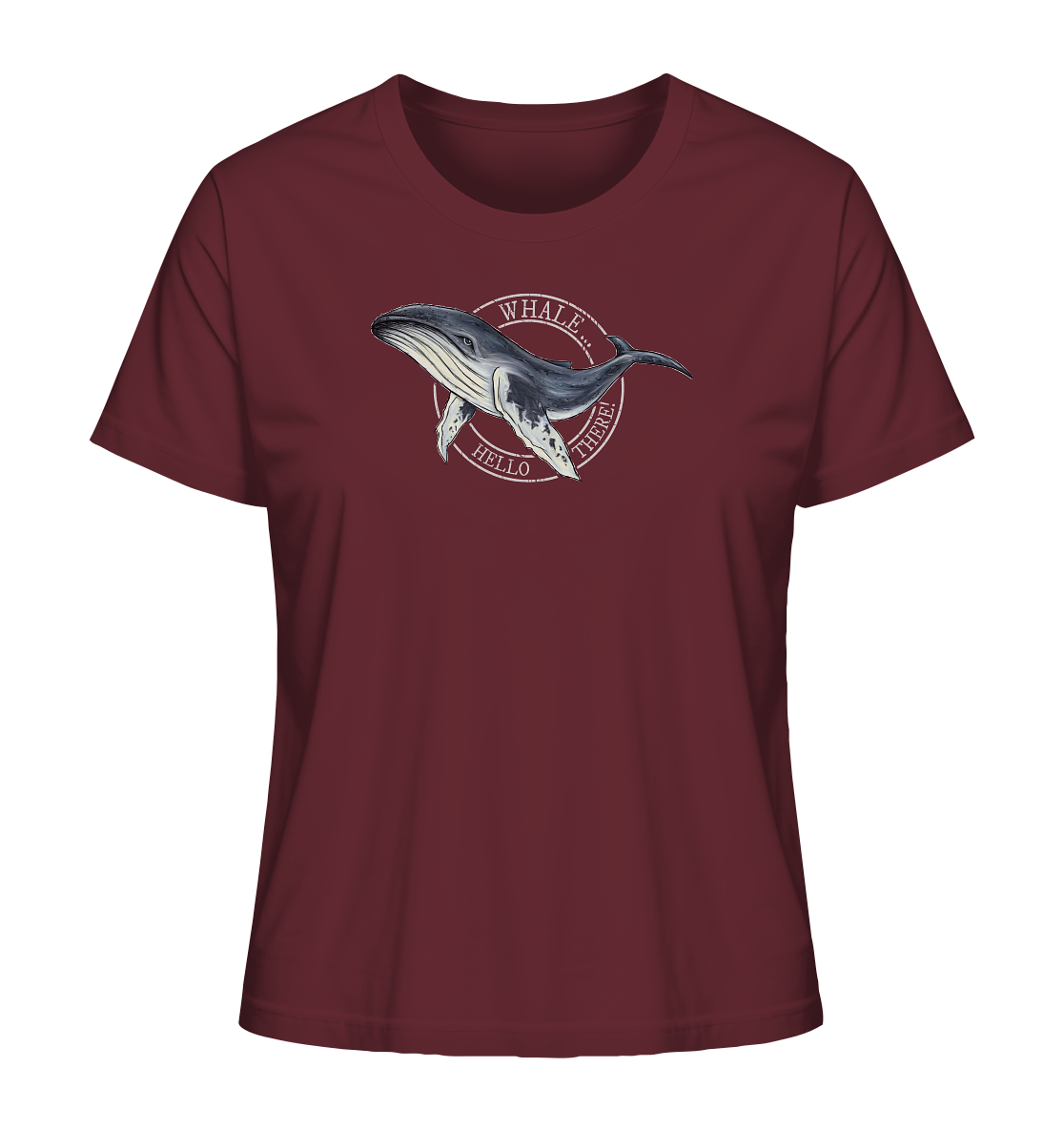 Whale, Hello There | Buckelwal - Ladies Organic Shirt