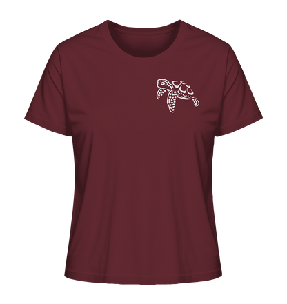 schwimmende Meeres-Schildkröte - Ladies Organic Shirt