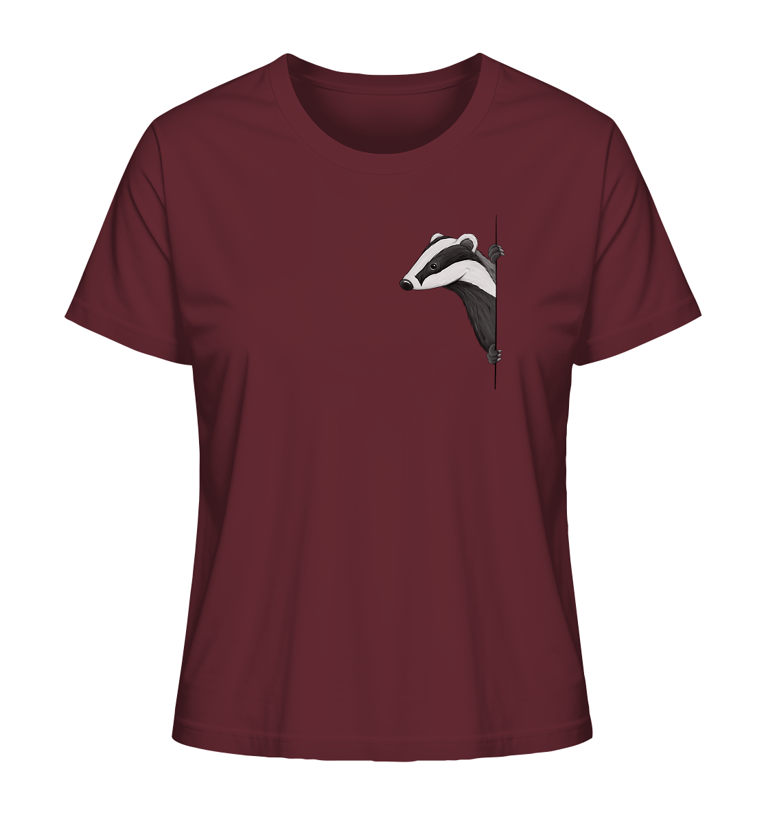 Lässiger Dachs Meister Grimbart - Ladies Organic Shirt