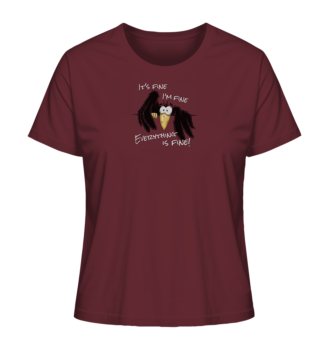 I’m Fine Rabe | Alles Gut Krähe - Ladies Organic Shirt