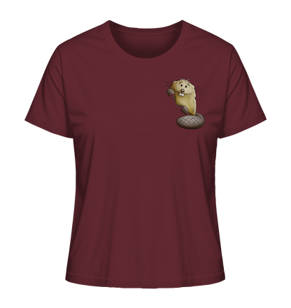 Lustiger frecher Biber - Ladies Organic Shirt