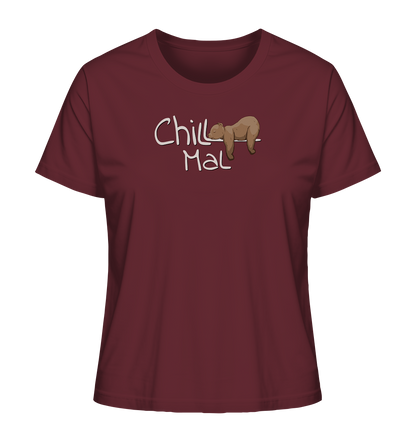 Chill Mal schläfriger Braunbär - Ladies Organic Shirt