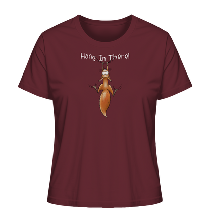 Hang In There | Lässiges Eichhörnchen - Ladies Organic Shirt