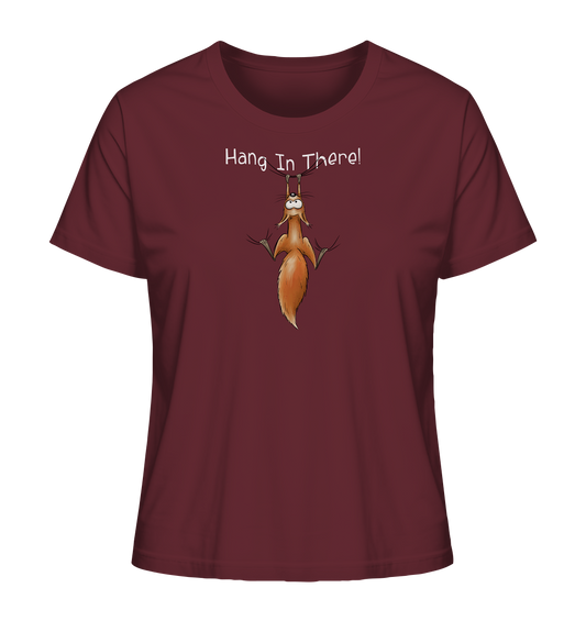 Hang In There | Lässiges Eichhörnchen - Ladies Organic Shirt